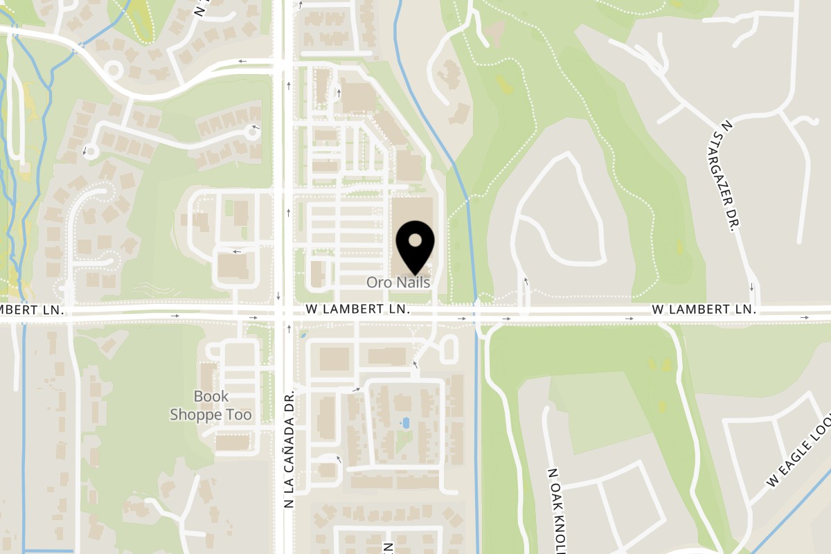 Map showing the location of Just Kabab on 10420 N La Cañada Dr #160 in Oro Valley